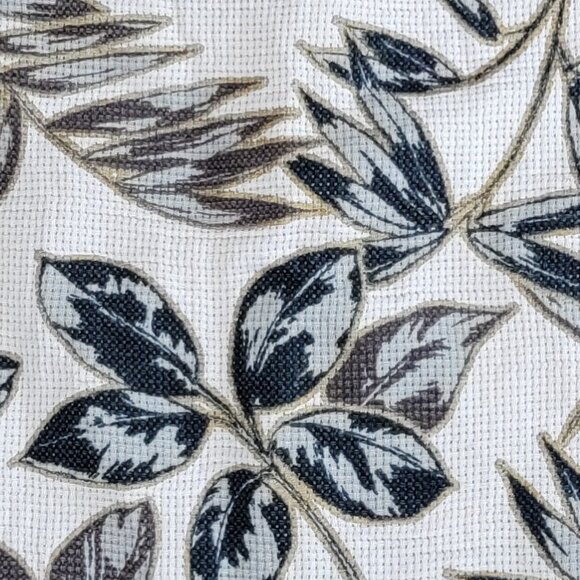 J. Crew Gold Foil Cream Green Leaf Print Cotton Pencil Skirt - 6 - Picture 8 of 12